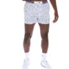 Short blanc High Tide en tissu éponge à rayures et poches
