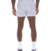 Short blanc High Tide en tissu éponge à rayures et poches