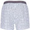 Short blanc High Tide en tissu éponge à rayures et poches