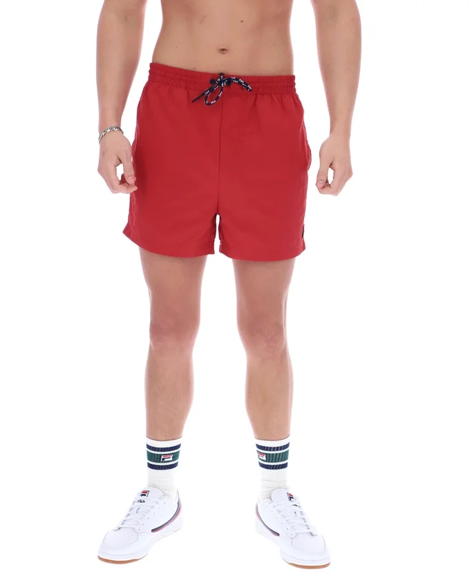 Short de bain Artoni couleur grenat
