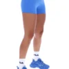 Short de cyclisme Fila x TALA SKINLUXE bleu Palace