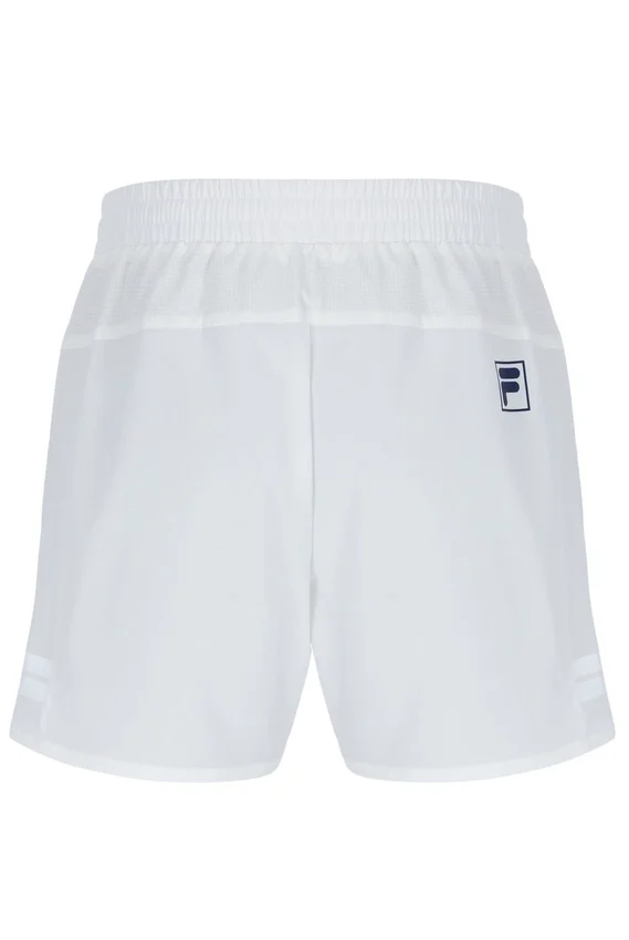 Short de tennis blanc cassé pour homme, 5"