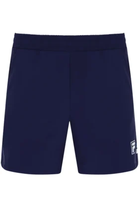 Short de tennis pour homme 5" bleu marine foncé