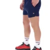 Short Fila High Tide en tissu éponge à rayures et poches, bleu marine
