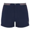 Short Fila High Tide en tissu éponge à rayures et poches, bleu marine