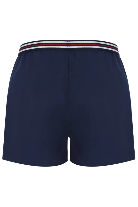 Short Fila High Tide en tissu éponge à rayures et poches, bleu marine