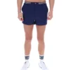 Short Fila High Tide en tissu éponge à rayures et poches, bleu marine