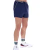 Short Fila High Tide en tissu éponge à rayures et poches, bleu marine
