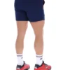 Short Fila High Tide en tissu éponge à rayures et poches, bleu marine