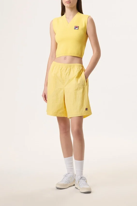 Short froissé Popcorn Fila x Hailey Shorts