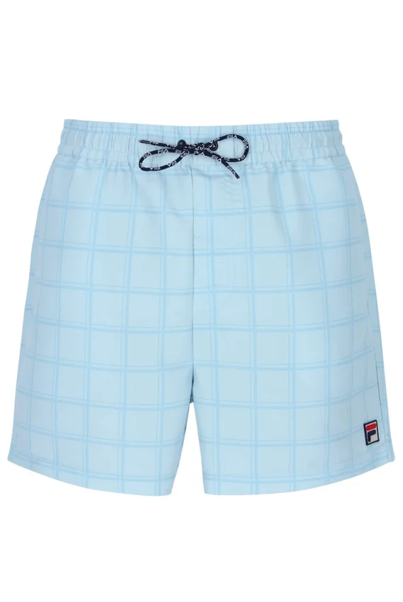 Shorts de bain à carreaux ton sur ton Skyway Mariano