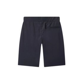 Shorts de sport bleu avec impression du logo en lettres