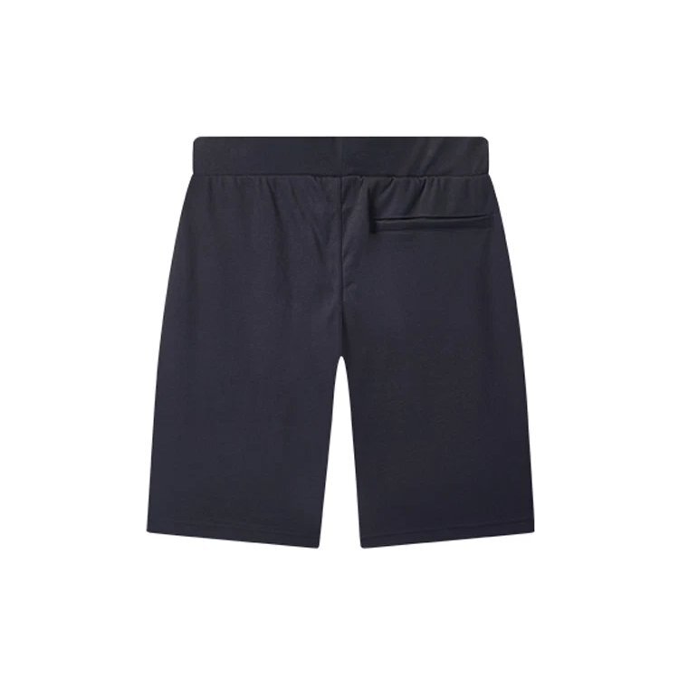 Shorts de sport bleu avec impression du logo en lettres