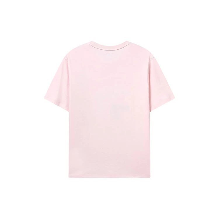 Shorts de sport décontractés à manches courtes « Dolphin Printing » rose