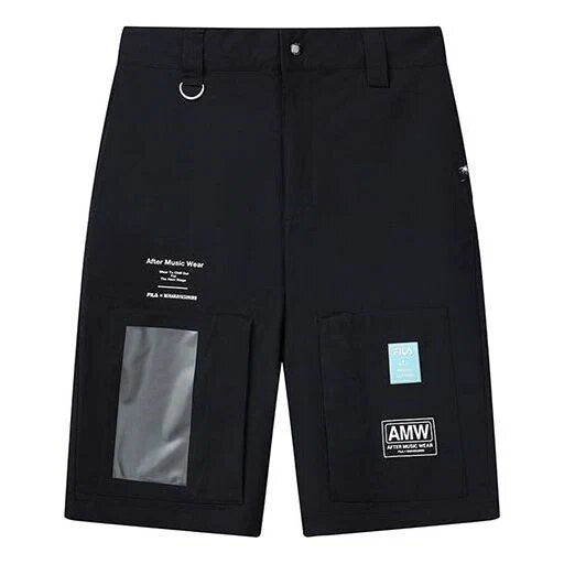 Shorts de sport Fila x Mihara en édition collaborative pour homme, noir