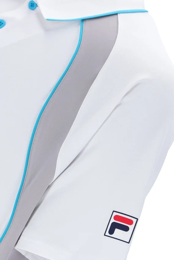 Shorts de tennis à manches courtes Backspin blanc
