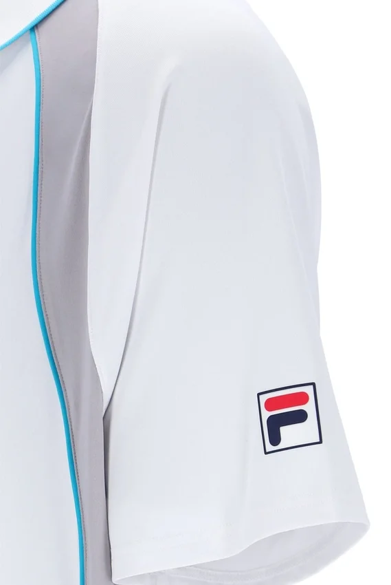 Shorts de tennis à manches courtes Backspin blanc