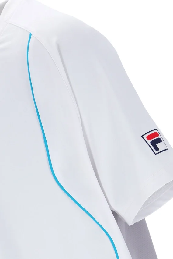 Shorts de tennis à manches courtes Backspin blanc