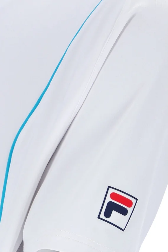 Shorts de tennis à manches courtes Backspin blanc