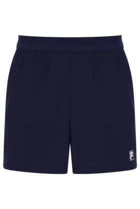 Shorts de tennis pour homme 5" bleu marine foncé avec slip intégré