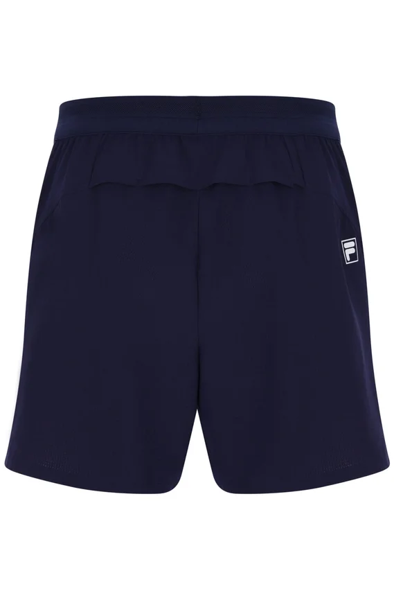 Shorts de tennis pour homme 5" bleu marine foncé avec slip intégré