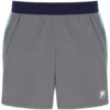 Shorts de tennis pour homme 5" gris foncé avec slip intégré