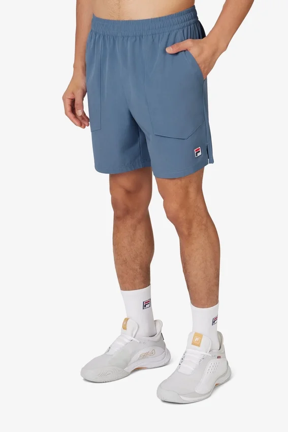 Shorts de tennis tissés bleu