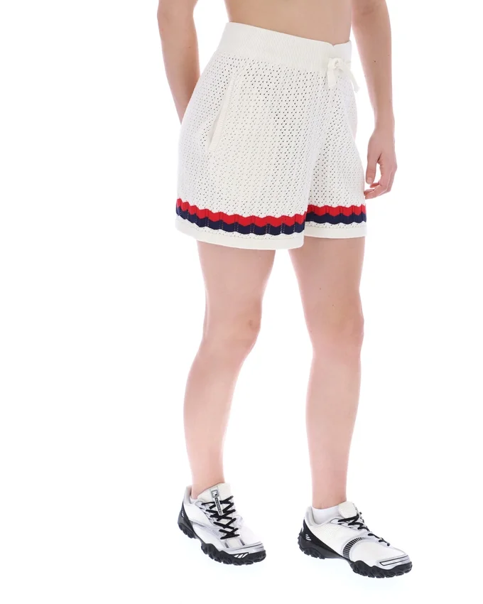 Shorts en tricot au crochet Fino