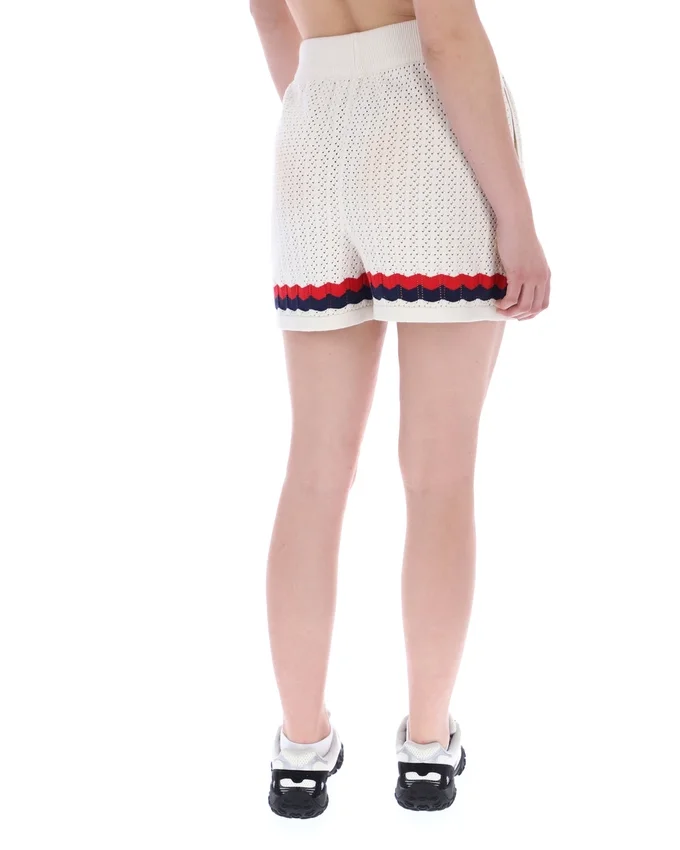 Shorts en tricot au crochet Fino