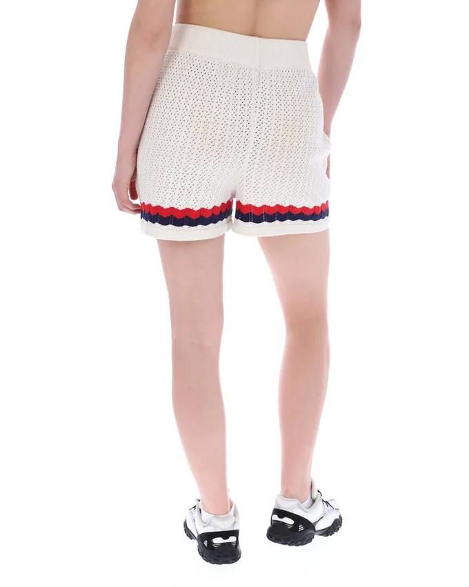Shorts en tricot au crochet Fino