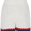 Shorts en tricot au crochet Fino