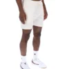 Shorts Eusebio à plis creusés Gardenia