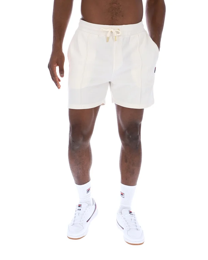 Shorts Eusebio à plis creusés Gardenia