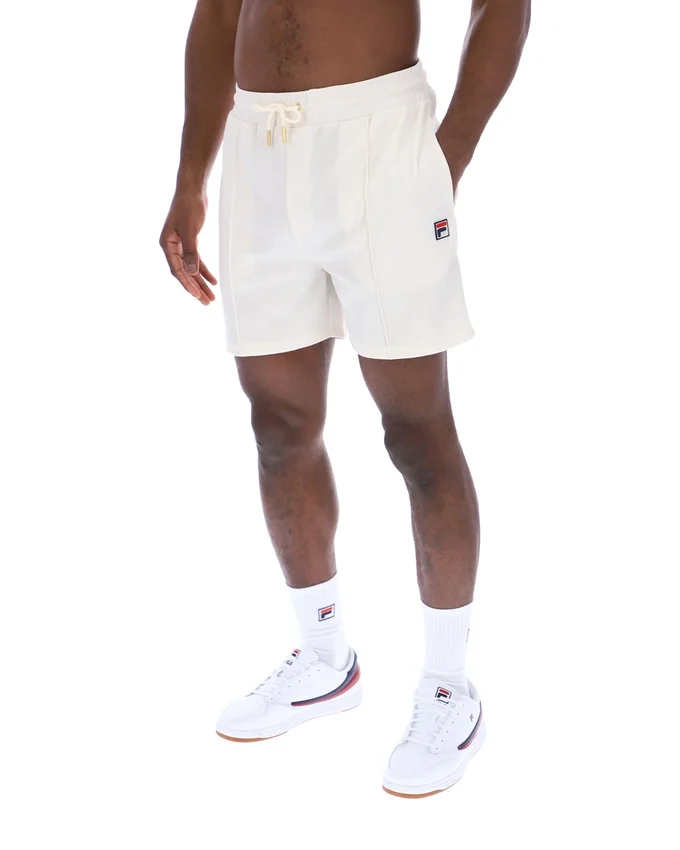 Shorts Eusebio à plis creusés Gardenia