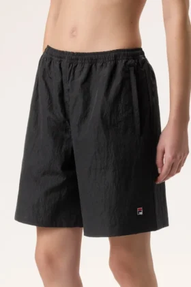 Shorts froissé noir Fila x Hailey Bieber