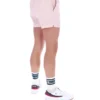 Shorts « High Tide » en tissu éponge à rayures et poches, rose pâle
