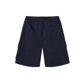 Shorts à poche avec logo imprimé pour homme, bleu