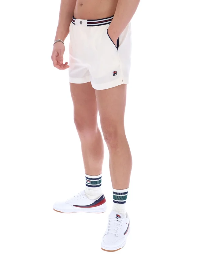 Shorts à rayures et poches en tissu éponge High Tide Gardenia
