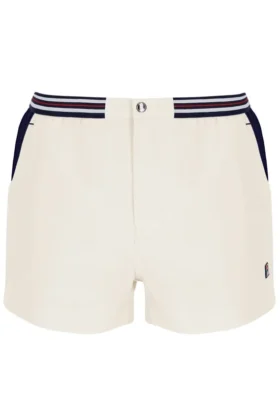Shorts à rayures et poches en tissu éponge High Tide Gardenia