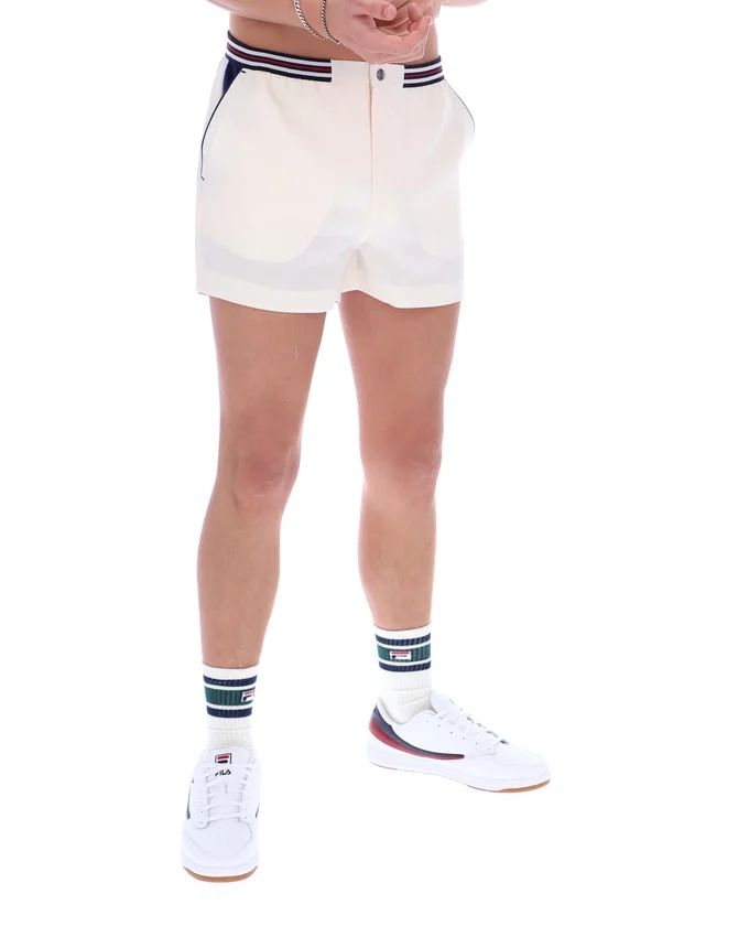 Shorts à rayures et poches en tissu éponge High Tide Gardenia