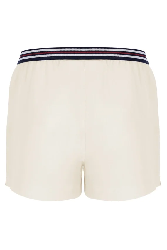 Shorts à rayures et poches en tissu éponge High Tide Gardenia