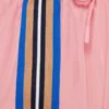 Shorts rose avec bandes décoratives