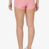 Shorts rose avec bandes décoratives