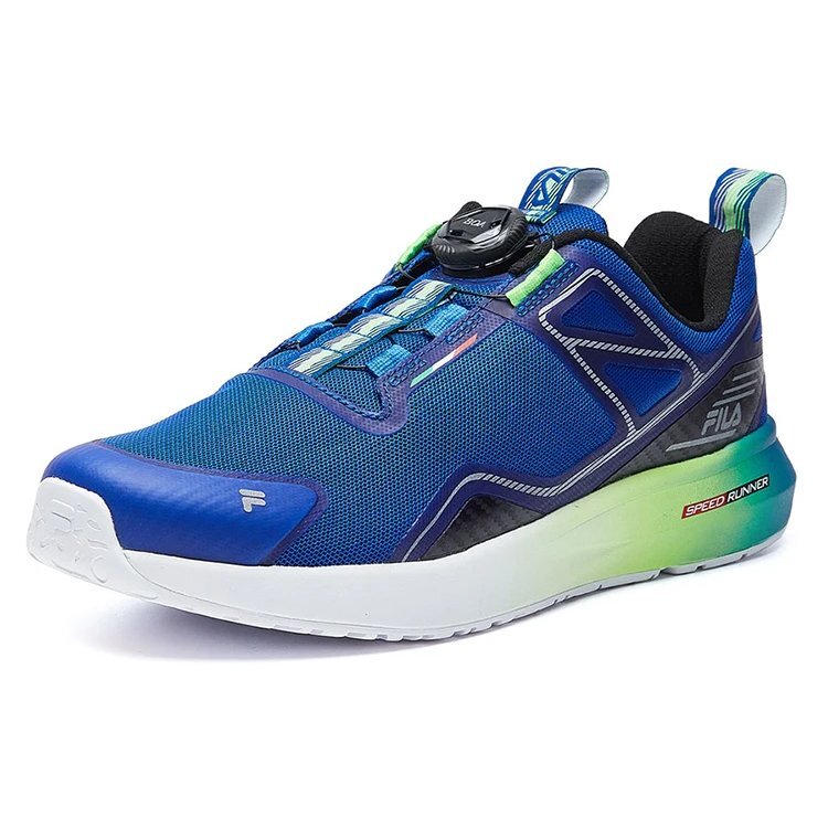 Speed Runner Boa Low-Top Bleu