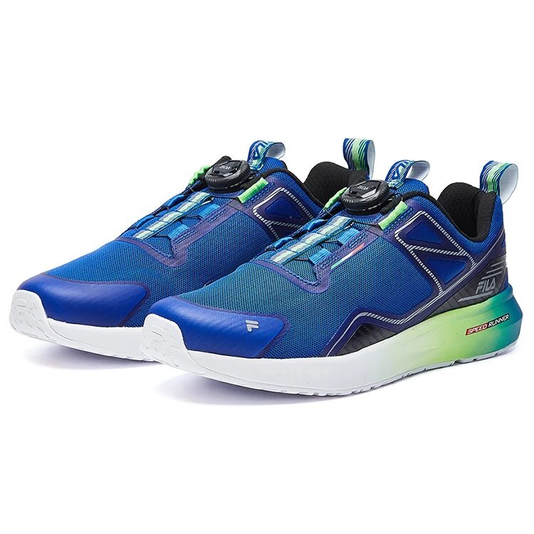 Speed Runner Boa Low-Top Bleu