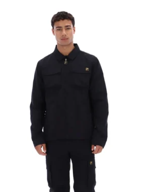 Surchemise zippée Kasa noire