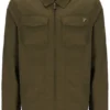 Surchemise zippée Kasa vert olive foncé