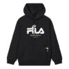 Sweat à capuche avec logo « Noir Blanc »