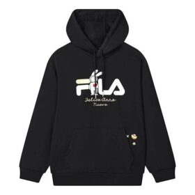 Sweat à capuche avec logo « Noir Blanc »