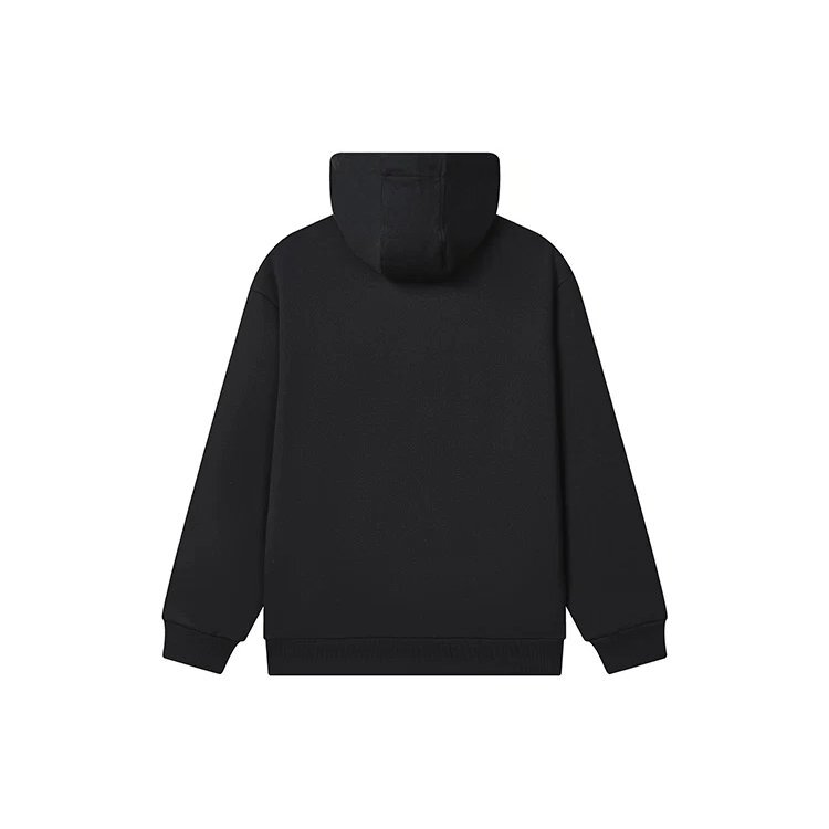 Sweat à capuche avec logo « Noir Blanc »